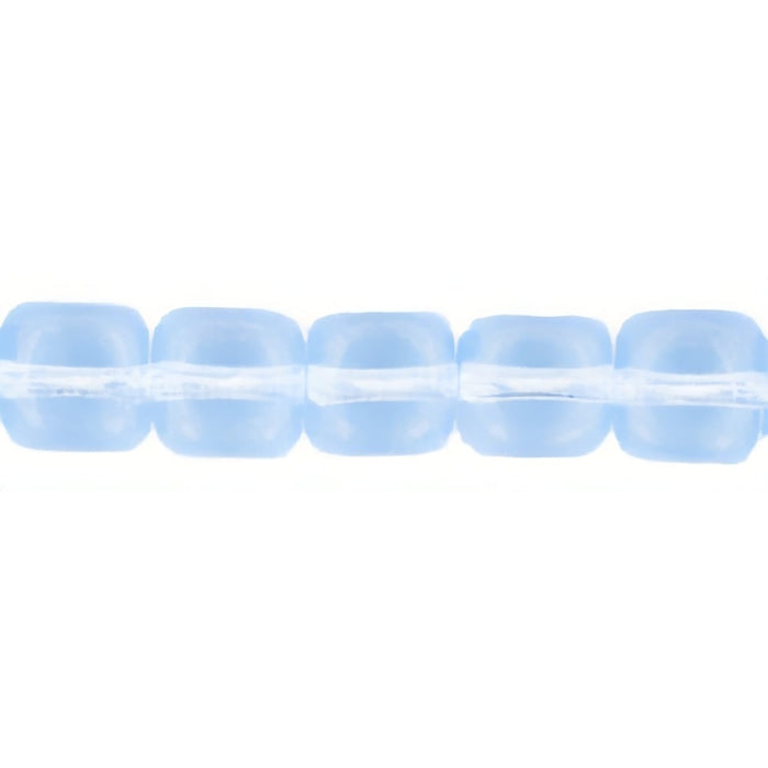 Czech Cubes - 7 x 5mm Lt Sapphire (50pcs)