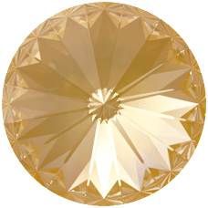 Swarovski 1122 14mm Rivoli Crystal Tuscan Yellow Lux (1 Piece)