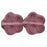 Czech Flowers 10 x 10mm Amethyst (25pcs)