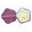 Czech Flowers 10 x 10mm Matte - Med Amethyst AB (25pcs)
