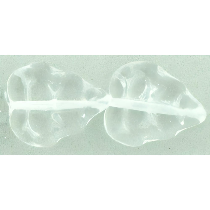 Czech Leaves 10 x 8mm Vertical Hole Crystal (25pcs)