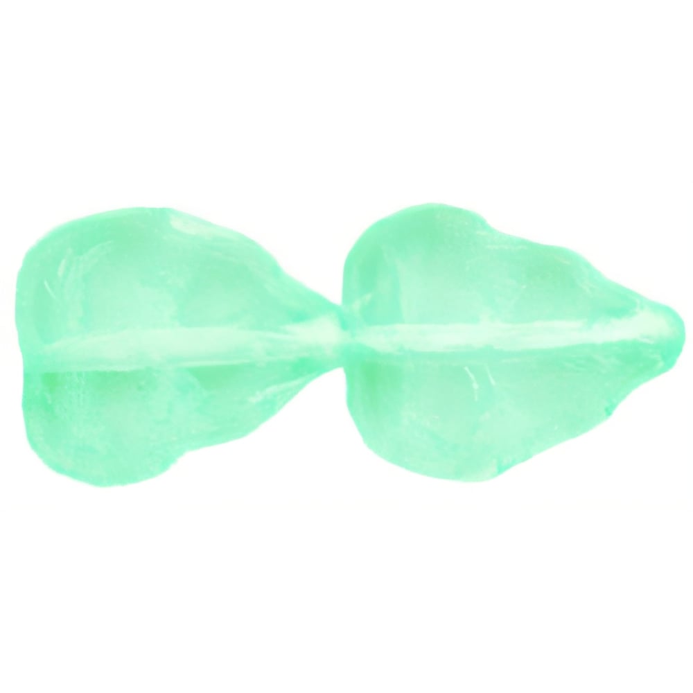 Czech Leaves 10 x 8mm Vertical Hole Peridot (25pcs)