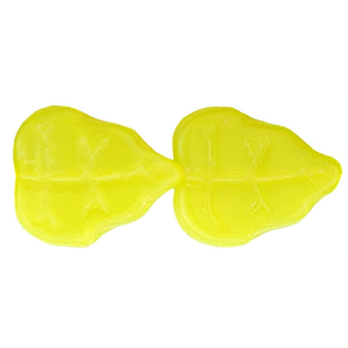 Czech Leaves 10 x 8mm Vertical Hole Chartreuse (25pcs)