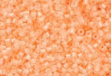 Cylin Seed Beads 11/0 - 25g Bag - Glow in the Dark - Orange