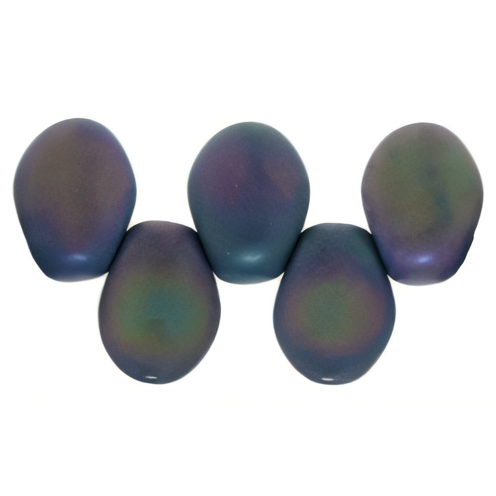 Czech Petals 8 x 6mm Matte - Iris - Purple (50pcs)
