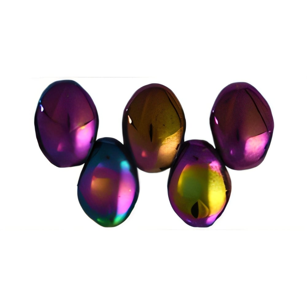 Czech Petals 8 x 6mm Iris - Purple (50pcs)
