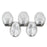 Czech Petals 8 x 6mm Silver (50pcs)