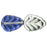 Czech Leaves 10 x 8mm Silver/Blue/Purple Mulit - Crystal (25pcs)