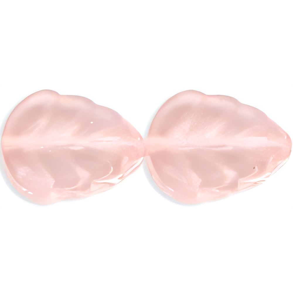 Czech Leaves 10 x 8mm Rosaline (25pcs)
