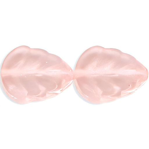 Czech Leaves 10 x 8mm Rosaline (25pcs)