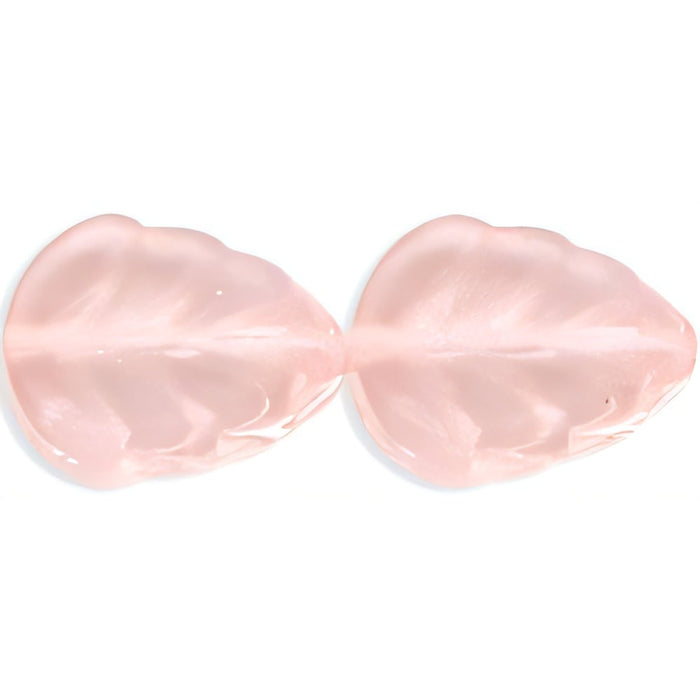 Czech Leaves 10 x 8mm Rosaline (25pcs)