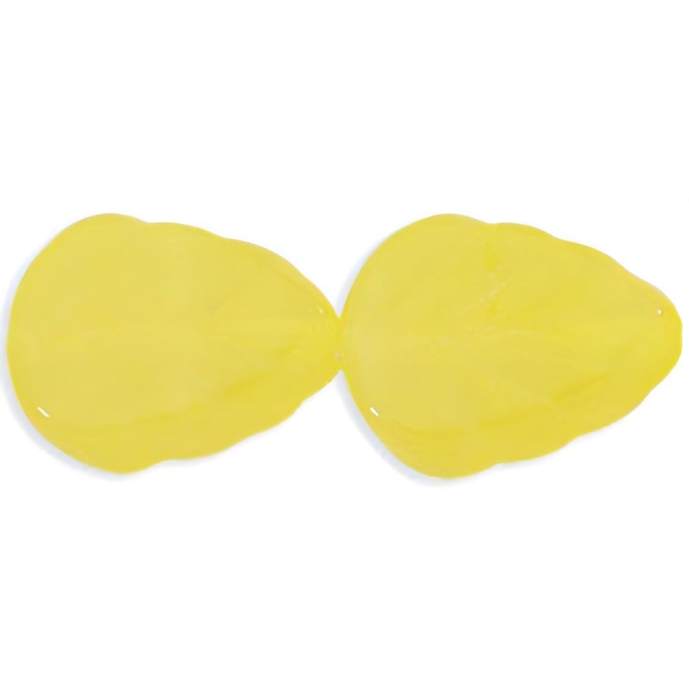 Czech Leaves 10 x 8mm Opal Lemon (25pcs)