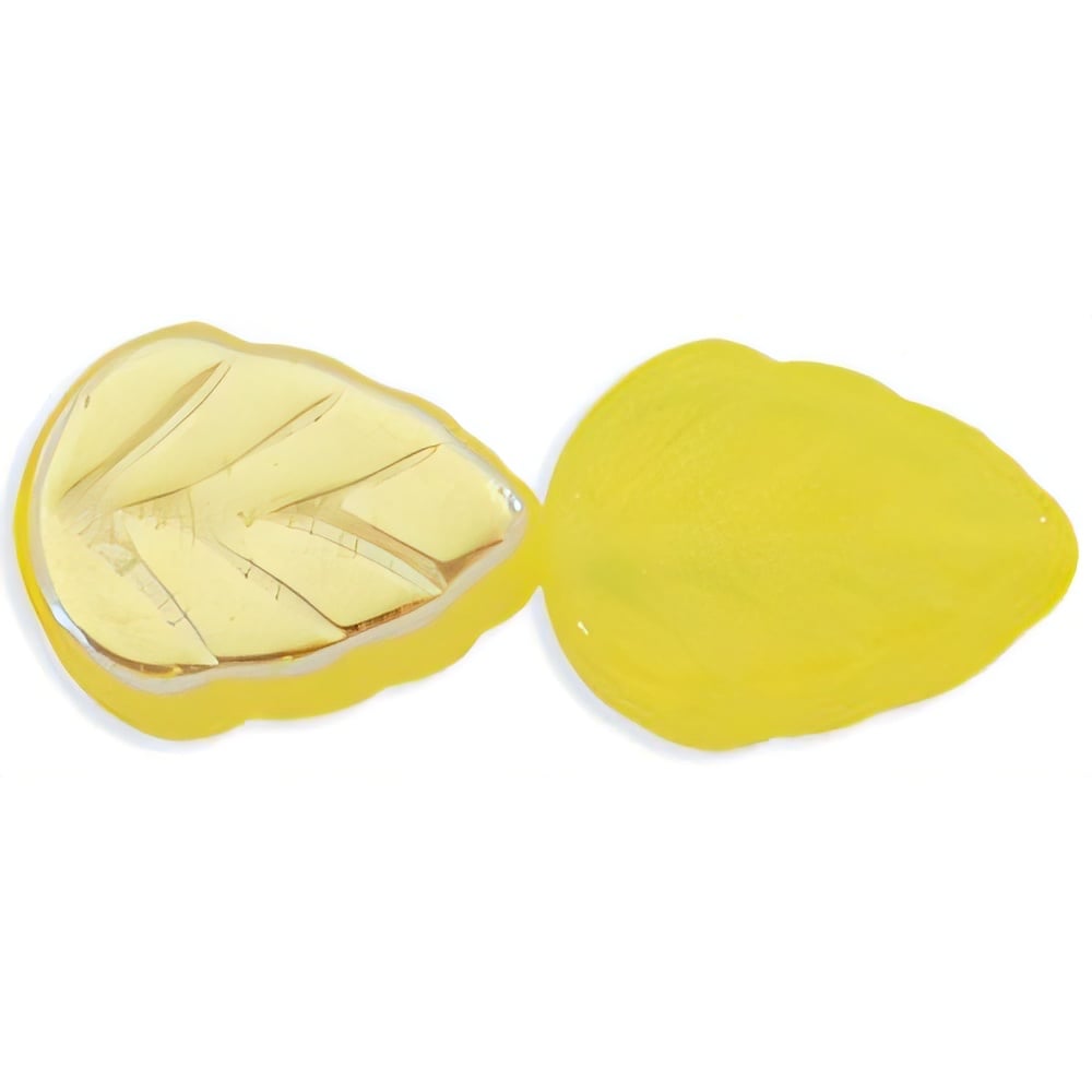 Czech Leaves 10 x 8mm Opal Lemon AB (25pcs)