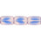 Czech Polished Rectangles 12 x 8mm Lt Pink/Blue (24pcs)