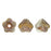 Czech Baby Bell Flowers 6 x 4mm Matte - Apollo - Gold (50pcs)