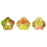 Czech Baby Bell Flowers 6 x 4mm Dual Coated - Peach/Pear (50pcs)