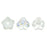 Czech Baby Bell Flowers 6 x 4mm Crystal AB (50pcs)