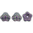 Czech Bell Flowers 8 x 6mm Rose Shimmer Tanzanite (25pcs)