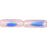 Czech Long Tubes 14 x 4mm Lt Pink/Blue (25pcs)