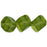 Czech Diagonal Cubes 8mm Olivine (25pcs)