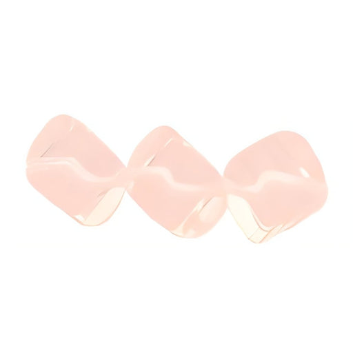 Czech Diagonal Cubes 8mm Rosaline (25pcs)