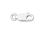Sterling Silver 10 x 4mm Lobster Clasp with Open Jump Ring (2 Pieces)