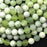 Natural Matte Green Serpentine Jade 4mm Smooth Round Bead Strand 4mm
