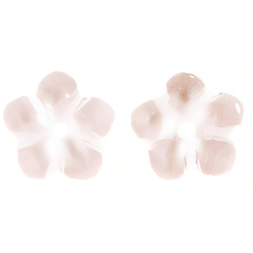 Czech Large Flower Spacer 7mm Rosaline (50pcs)