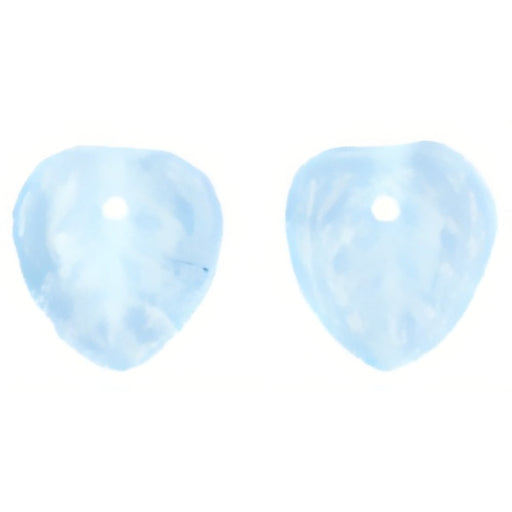 Czech Heart Leaves 10 x 10mm Alexandrite (50pcs)