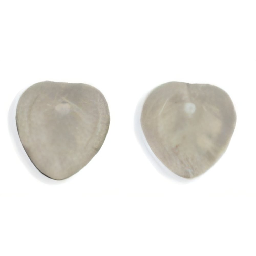 Czech Heart Leaves 10 x 10mm Black Diamond (50pcs)