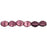 Czech Pinch Beads 5 x 3mm ColorTrends: Saturated Metallic Red Pear (50pcs)