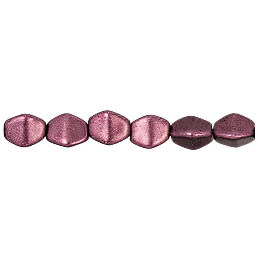 Czech Pinch Beads 5 x 3mm ColorTrends: Saturated Metallic Red Pear (50pcs)