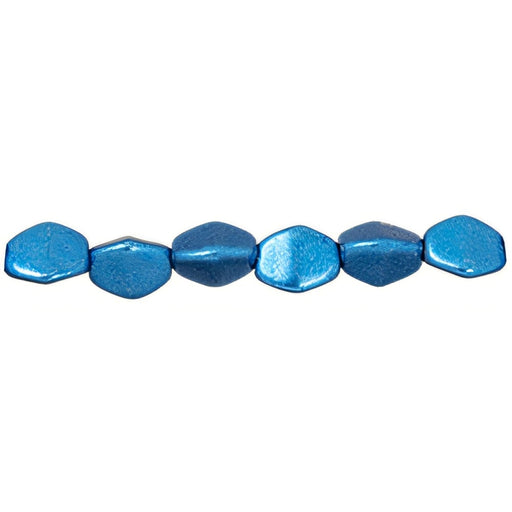 Czech Pinch Beads 5 x 3mm ColorTrends: Saturated Metallic Nebulas Blue (50pcs)