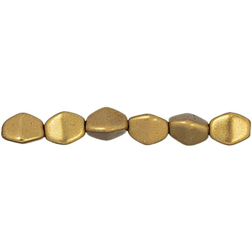 Czech Pinch Beads 5 x 3mm ColorTrends: Saturated Metallic Ceylon Yellow (50pcs)