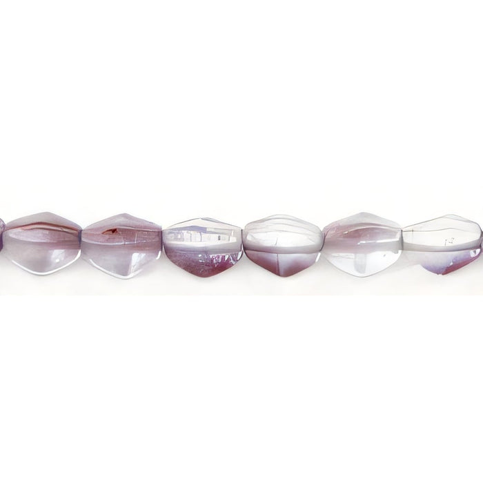 Czech Pinch Beads 5 x 3mm Luster - Lt Copper Amethyst (50pcs)