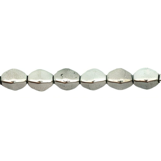 Czech Pinch Beads 5 x 3mm Silver (50pcs)