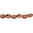 Czech Pinch Beads 5 x 3mm Apollo - Gold (50pcs)