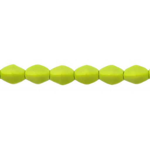 Czech Pinch Beads 5 x 3mm Opaque Olivine (50pcs)