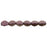 Czech Pinch Beads 5 x 3mm Metallic Suede - Pink (50pcs)