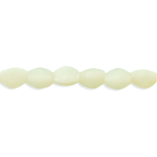 Czech Pinch Beads 5 x 3mm Milky Jonquil (50pcs)