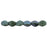 Czech Pinch Beads 5 x 3mm Polychrome - Aqua Teal (50pcs)