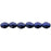 Czech Pinch Beads 5 x 3mm Chrome - Blue (50pcs)