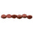 Czech Pinch Beads 5 x 3mm Matte - Metallic Lava (50pcs)
