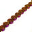 Gemstone Beads, Electroplated Hematine, 12mm Rose Coin, 1 Strand