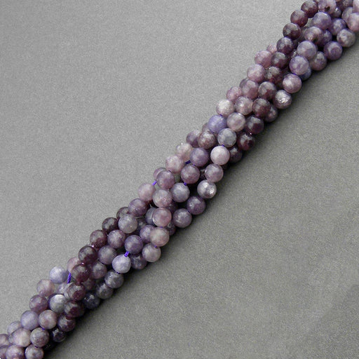 Gemstone Beads, Lepidolite, 12mm Round, 1 Strand