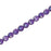 Gemstone Beads, Purple Grade A Amethyst, 6mm Faceted Round, 1 Strand