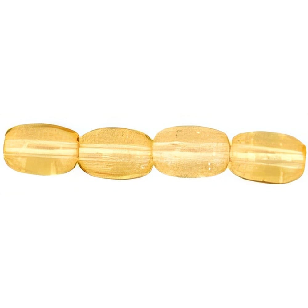 Czech Rice Beads 6 x 4mm Lt Topaz (50pcs)