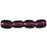 Czech Rice Beads 6 x 4mm Amethyst (50pcs)