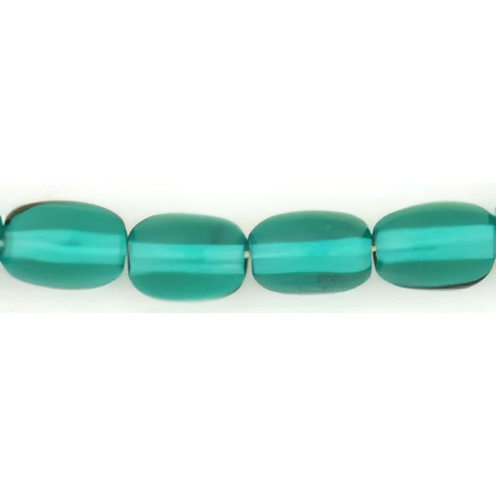 Czech Rice Beads 6 x 4mm Emerald (50pcs)