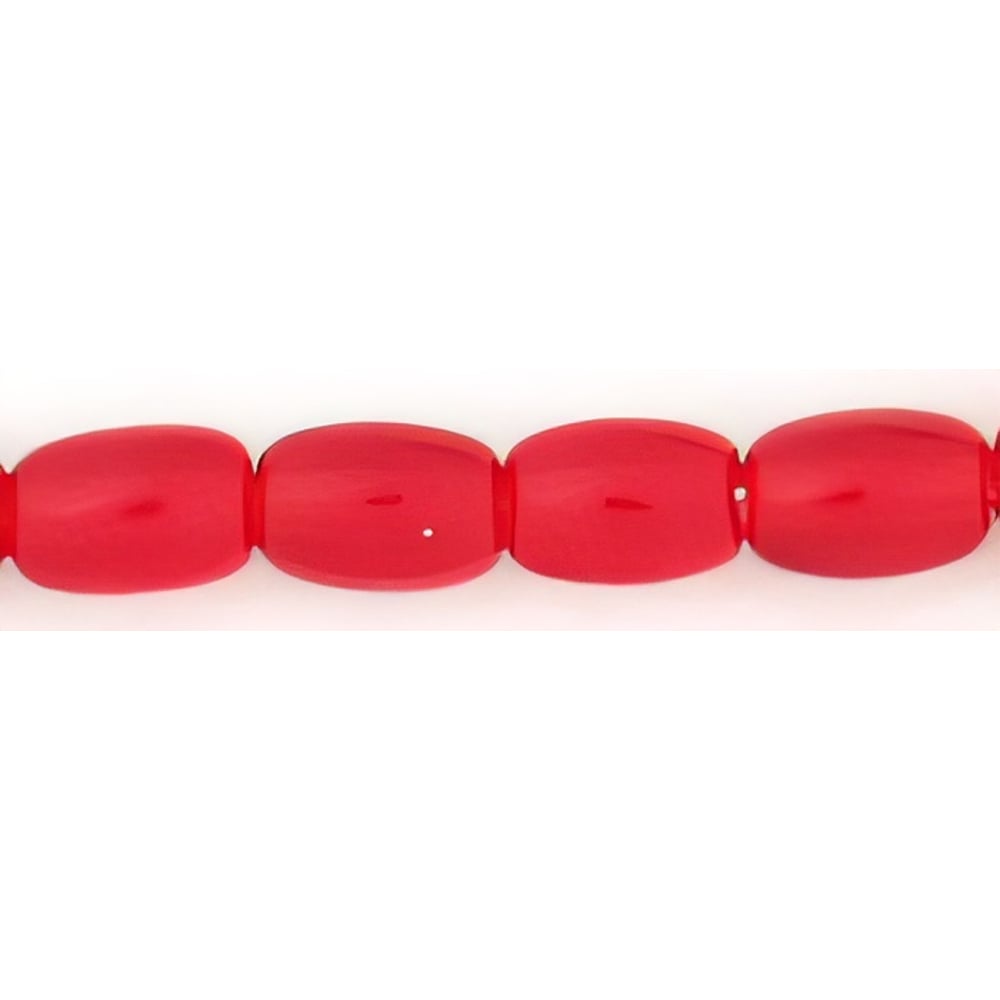 Czech Rice Beads 6 x 4mm Siam Ruby (50pcs)